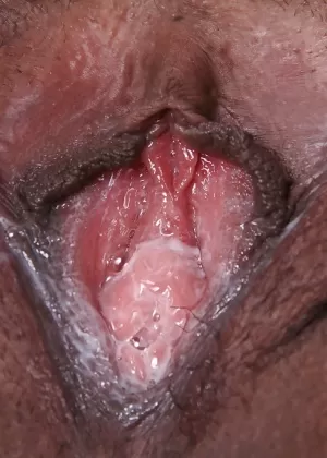 Негритянка толстушка Тори Тейлор растягивает свою потрясающую черную киску в сцене крупным планом