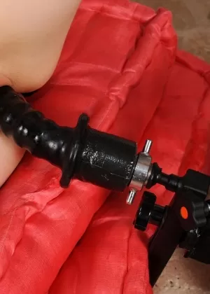 Lesbian lovers Tina Kay and Ruth Medina get freaky with a sex machine