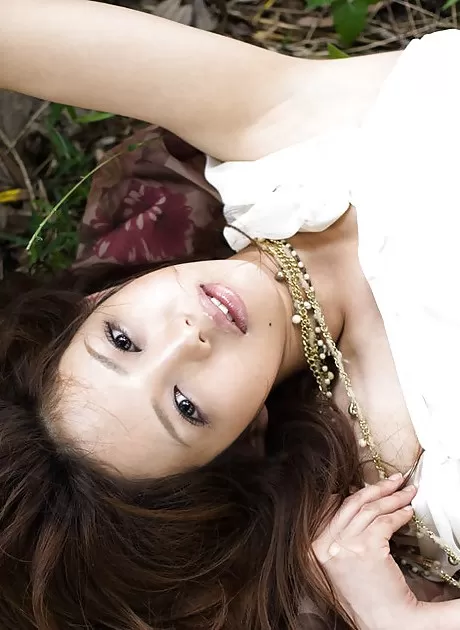 Sweet asian babe Yura Aikawa uncovering her petite curves