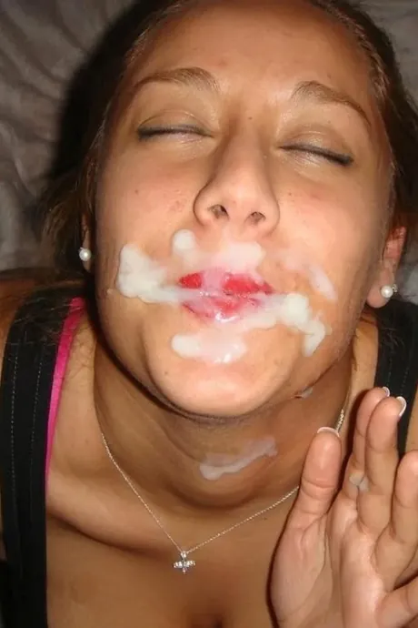 Девушки с кончей на лице домашнее картинка 3348